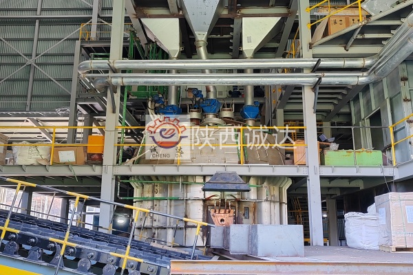 韓國3000KVA銅冶煉電爐安裝調試階段